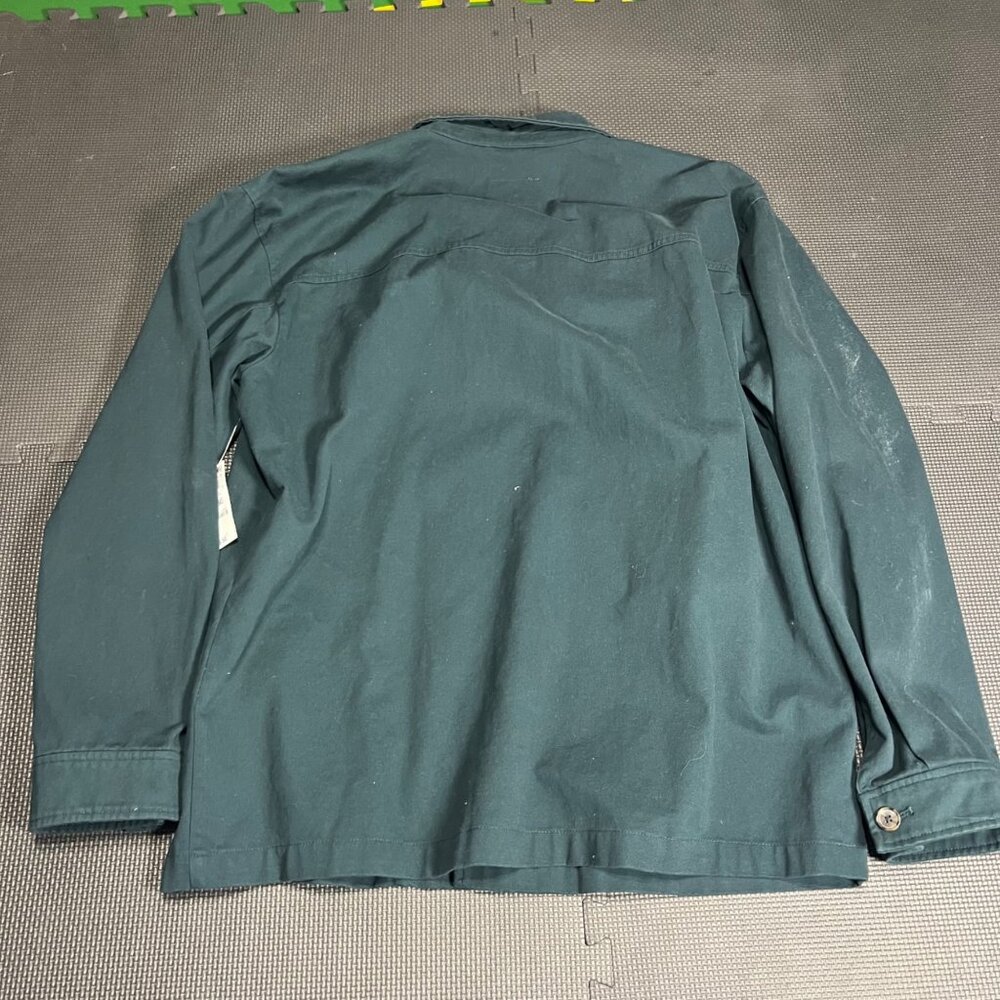 Mode Of One Deep Teal Long-Sleeve Button-Up Shirt Size L Stylish & Versatile - Picture 2 of 3